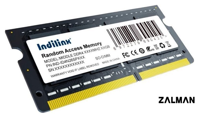 Оперативная память Indilinx 8ГБ DDR4 SODIMM 3200 МГц IND-ID4N32SP08X