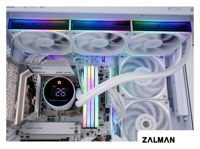 Система жидкостного охлаждения для процессора Thermalright Frozen Magic 360 Digital ARGB V2 (белый)