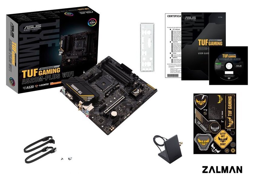 Материнская плата ASUS TUF Gaming A520M-Plus WiFi