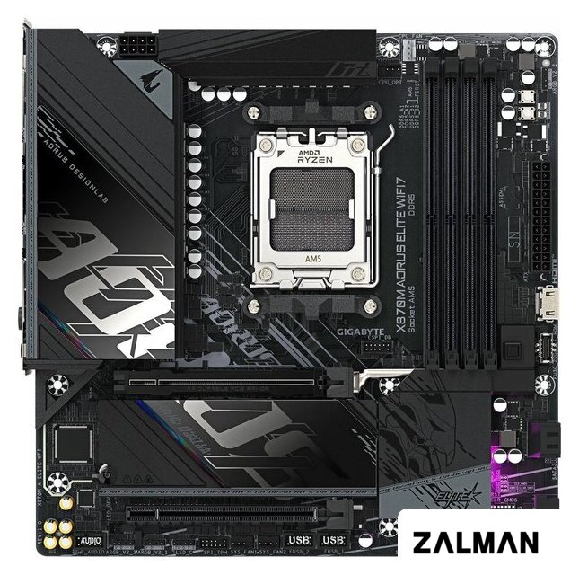 Материнская плата Gigabyte X870M Aorus Elite WiFi7