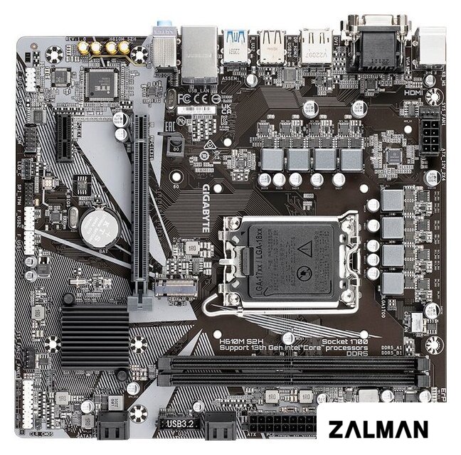 Материнская плата Gigabyte H610M S2H (rev. 1.0)