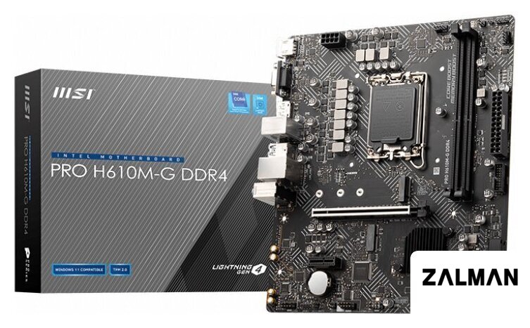 Материнская плата MSI PRO H610M-G DDR4