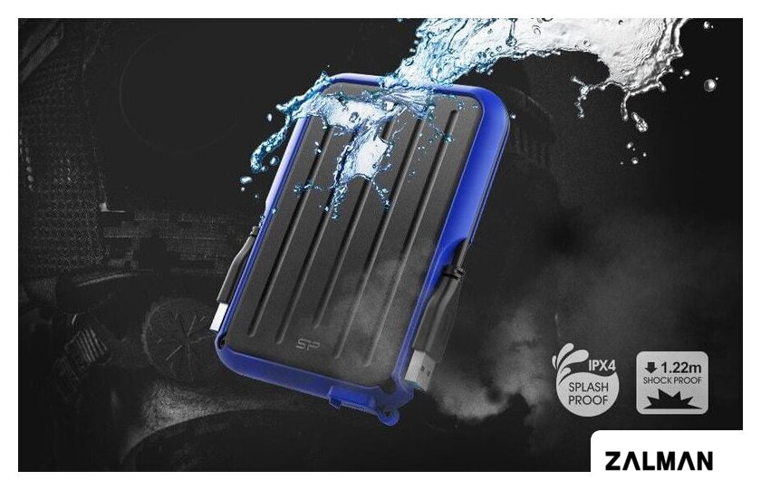 Внешний накопитель Silicon-Power Armor A66 2TB SP020TBPHD66SS3B