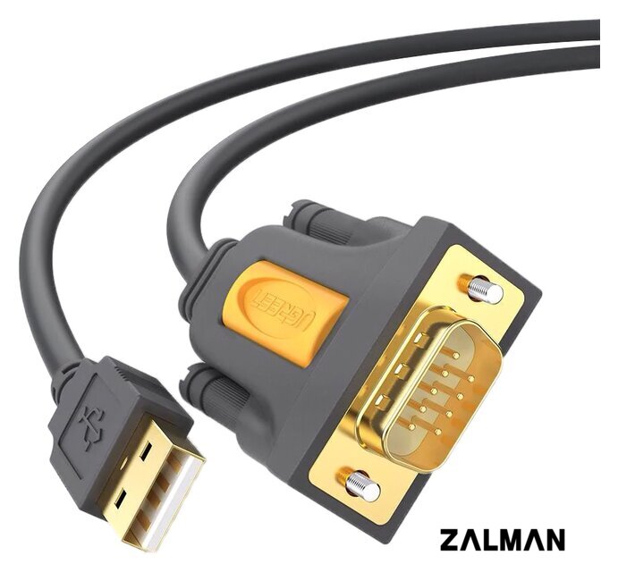 Кабель Ugreen CR104 20210 USB-А 2.0 - DB9 RS-232 (1 м)