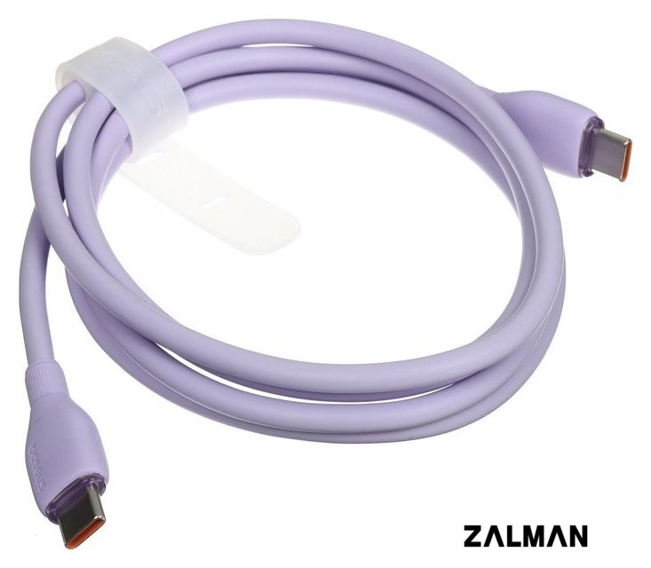 Кабель Baseus Pudding Series Fast Charging Cable 100W USB Type-C - USB Type-C (1.2 м, фиолетовый)