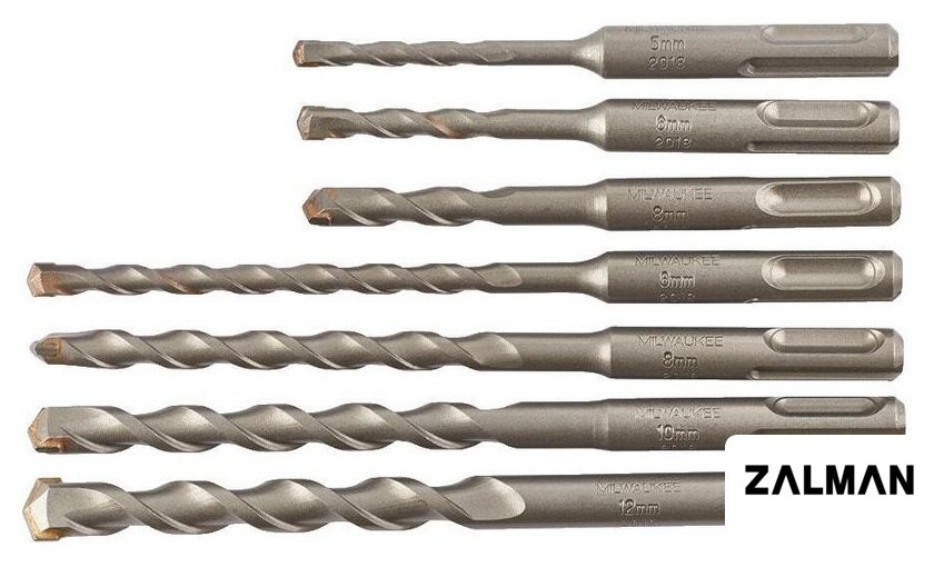 Набор буров Milwaukee 4932471244 (7 предметов)