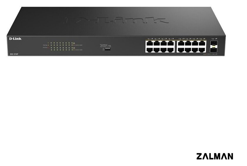 Неуправляемый коммутатор D-Link DGS-1018P/B1A