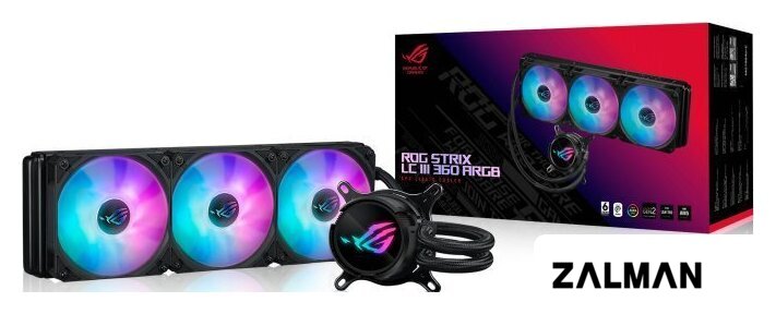 Система жидкостного охлаждения для процессора ASUS ROG Strix LC III 360 ARGB
