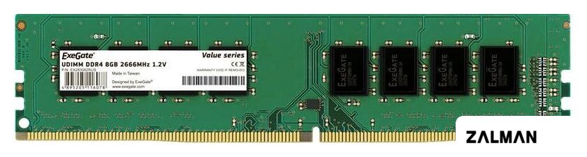 Оперативная память ExeGate 8GB DDR4 PC4-21300 EX283082RUS