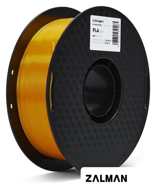 Пластик Crown PLA Silk CM-FILPLAS007Gd (1.75мм, 1кг, золотой)