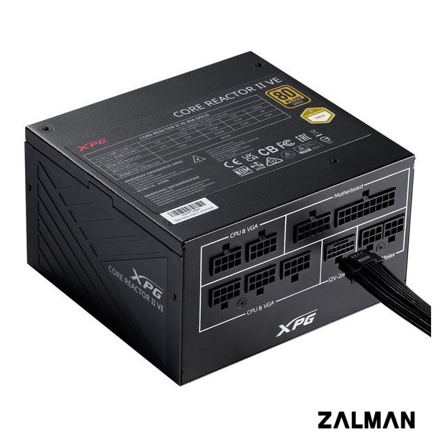 Блок питания ADATA XPG Core Reactor II VE 850W COREREACTORIIVE850G-BKCEU
