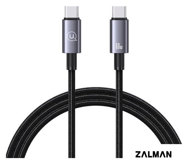 Кабель Usams US-SJ661 USB Type-C - USB Type-C (1.2 м, черный)