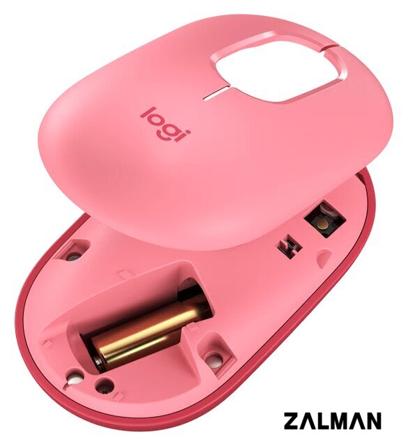 Мышь Logitech Pop Mouse (розовый/бордовый)
