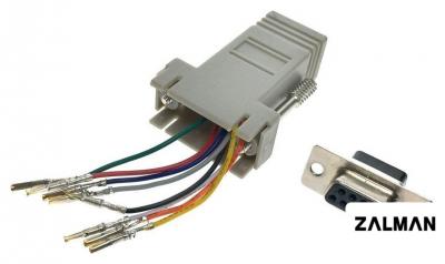 Адаптер Espada ECOMDB9F-RJ45