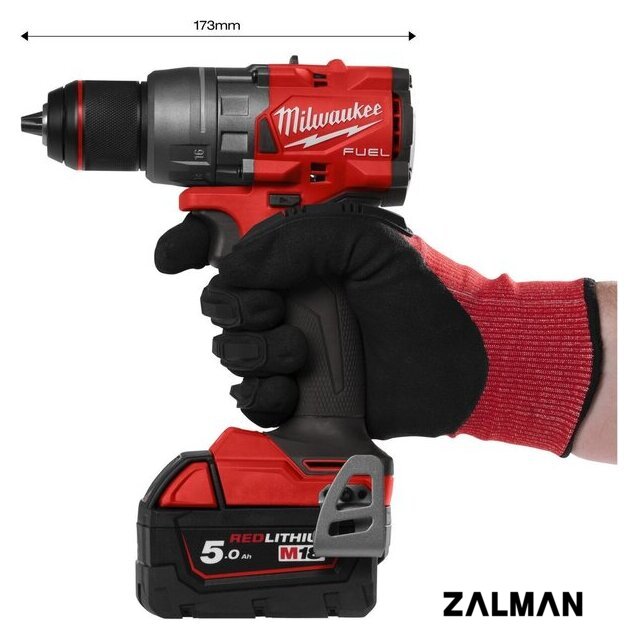 Дрель-шуруповерт Milwaukee M18 FDD3-402C 4933492472 (с 2-мя АКБ, кейс)