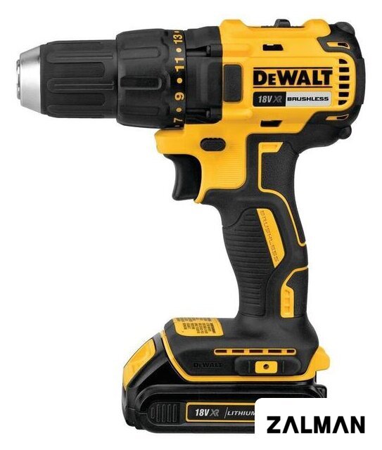 Дрель-шуруповерт DeWalt DCD777D2T-QW (с 2-мя АКБ, кейс)
