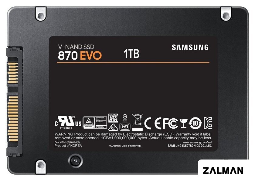 SSD Samsung 870 Evo 1TB MZ-77E1T0BW