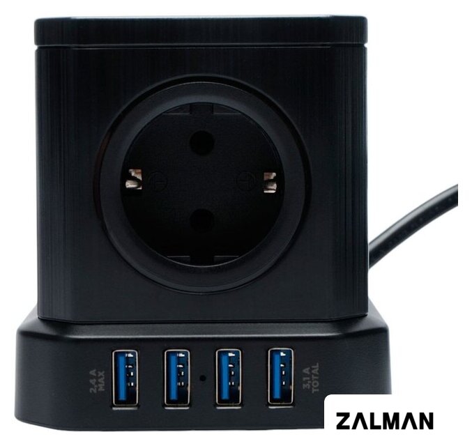 Сетевой фильтр Cablexpert TWR-5-U4-B-3