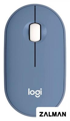 Мышь Logitech M350 Pebble (темно-синий)