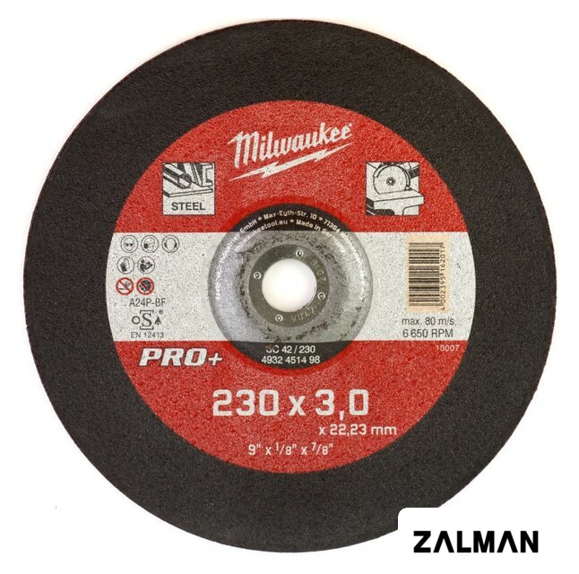 Отрезной диск Milwaukee 4932451498