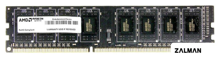 Оперативная память AMD Radeon Entertainment 2GB DDR3 PC3-12800 (R532G1601U1S-UO)