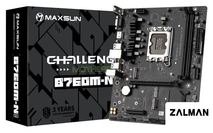 Материнская плата Maxsun Challenger B760M-N D5 V2