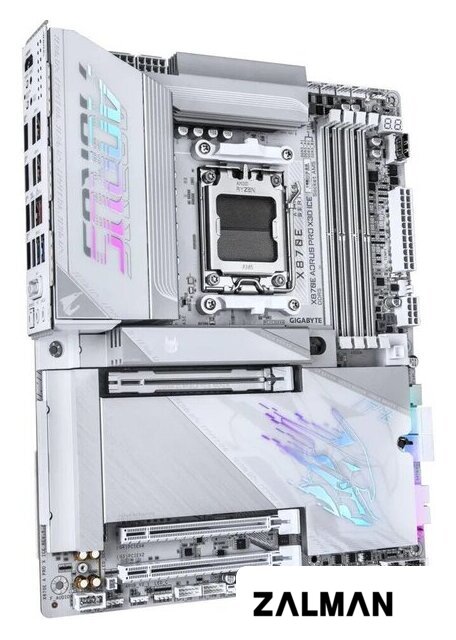 Материнская плата Gigabyte X870E Aorus Pro X3D Ice