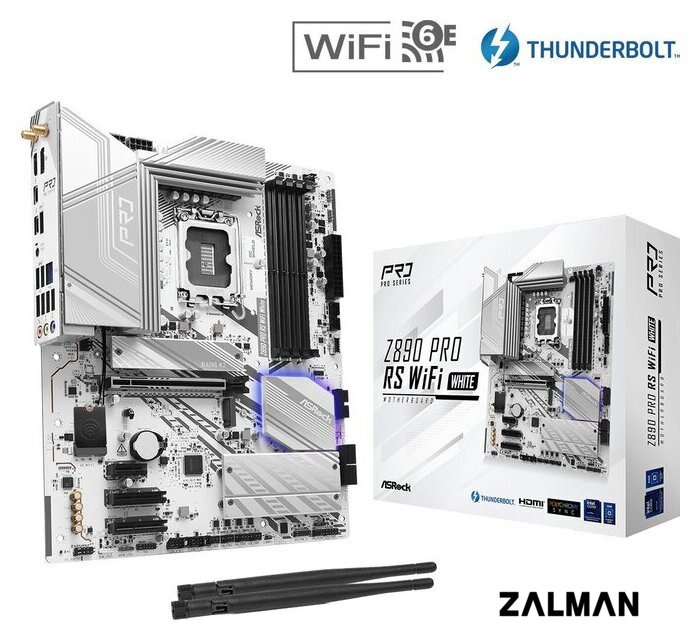 Материнская плата ASRock Z890 Pro RS WiFi White
