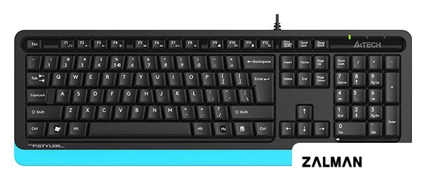 Клавиатура A4Tech Fstyler FKS10 (черный/синий)