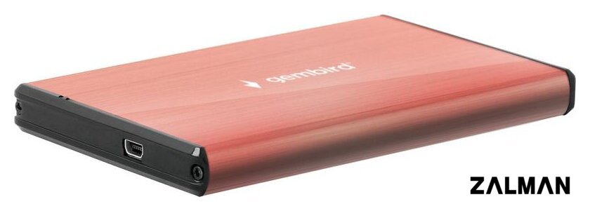 Бокс для накопителей 2.5" Gembird EE2-U3S-3-P (розовый)