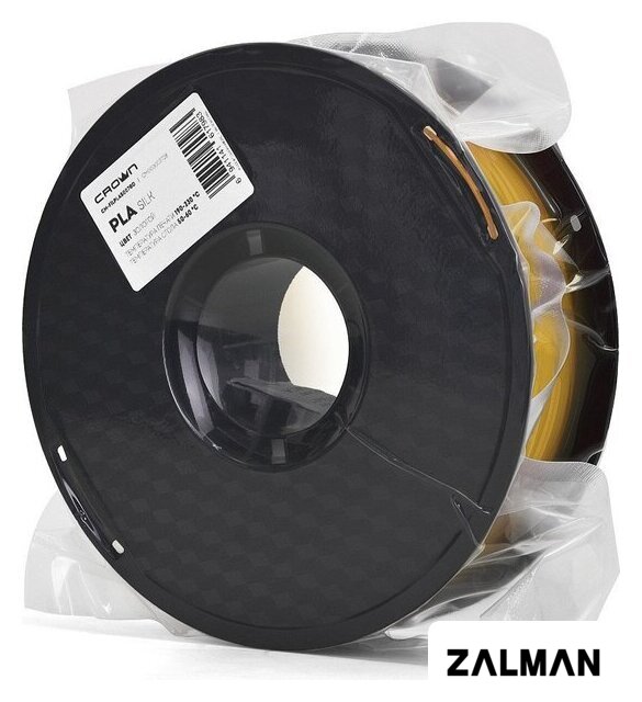 Пластик Crown PLA Silk CM-FILPLAS007Gd (1.75мм, 1кг, золотой)