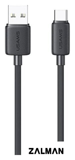 Кабель Usams US-SJ688 USB Type-A - USB Type-C (1 м, черный)
