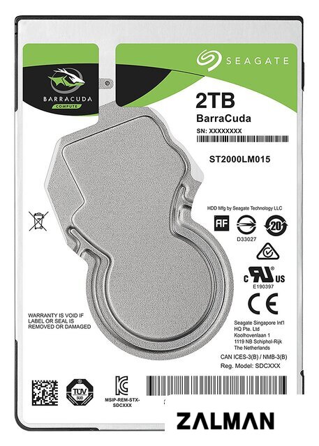 Жесткий диск Seagate Barracuda 2TB [ST2000LM015]