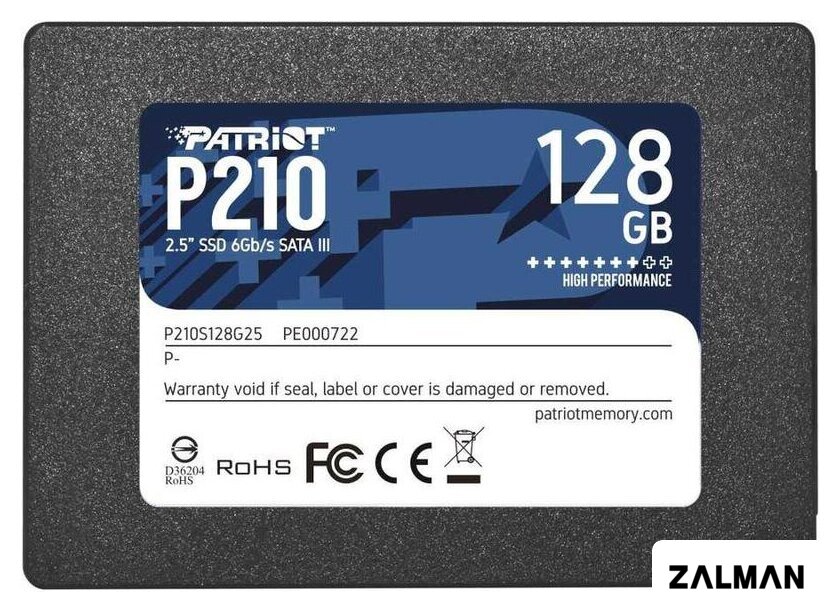 SSD Patriot P210 128GB P210S128G25