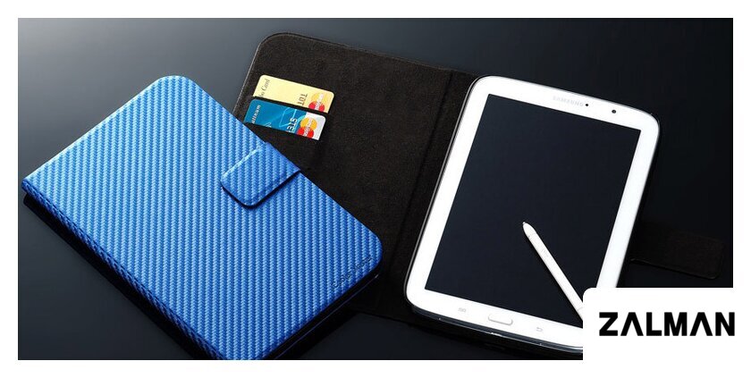 Чехол Cooler Master Carbon texture for Galaxy Note 8.0 Blue (C-STBF-CTN8-BB)