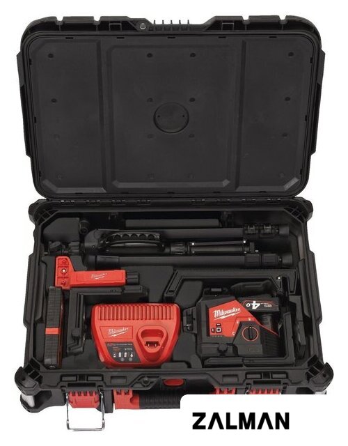 Лазерный нивелир Milwaukee M12 3PLKIT-401P 4933478960 (с 1-им АКБ, кейс)