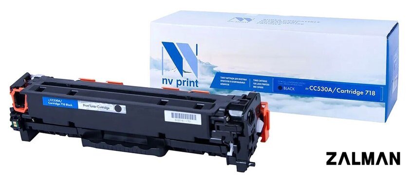 Картридж NV Print NV-CC530A/718Bk (аналог HP CC530A, Canon 718)