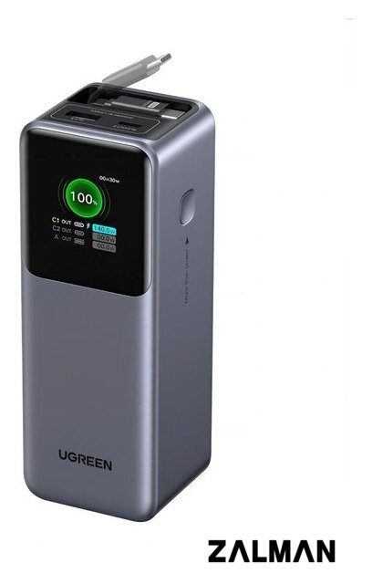 Внешний аккумулятор Ugreen PB726 95670B 20000mAh (серый)