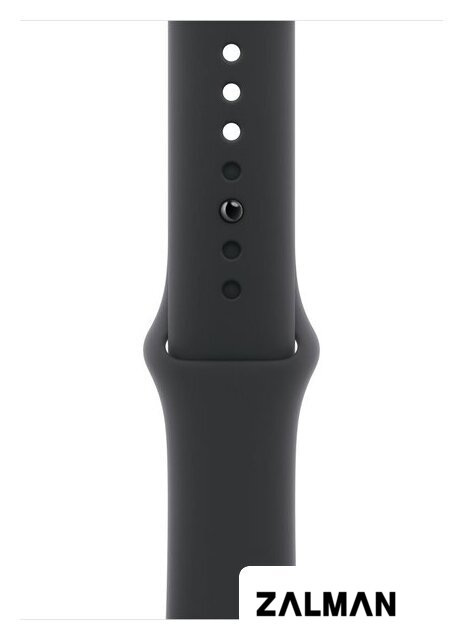 Умные часы Apple Watch Series 10 46 мм (алюминиевый корпус, черный/черный, спортивный силиконовый ремешок S/M)