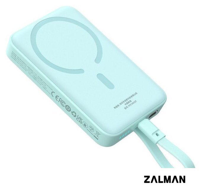 Внешний аккумулятор Baseus Magnetic Fast Charge Power Bank Type-C Edition 30W 10000mAh (мятный)