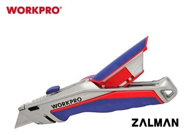 Нож строительный Workpro WP213014