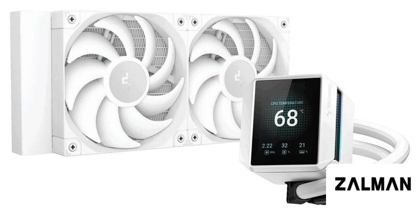 Система жидкостного охлаждения для процессора DeepCool Mystique 240 WH R-LX240-WHDSNMP-G-1