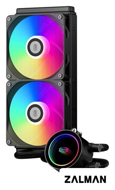 Система жидкостного охлаждения для процессора PCCooler DA240 ARGB (черный)