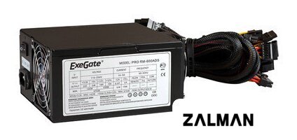 Блок питания ExeGate PRO RM-600ADS 600W