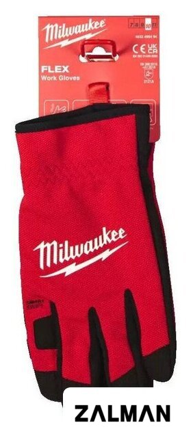 Текстильные перчатки Milwaukee Flex Work Gloves 8/М 4932498492