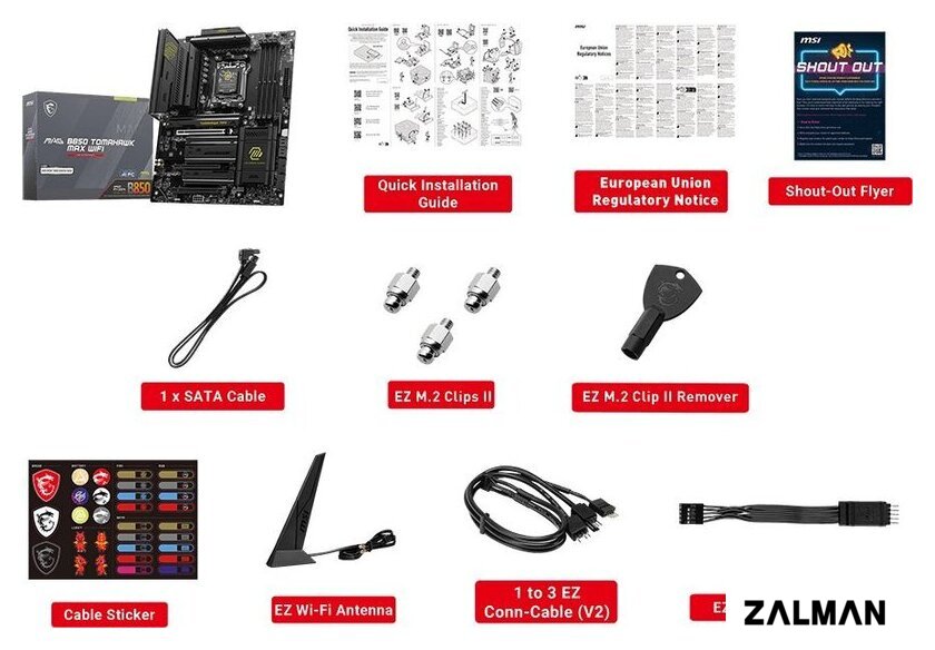 Материнская плата MSI MAG B850 Tomahawk Max WiFi