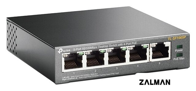 Неуправляемый коммутатор TP-Link TL-SF1005P V1