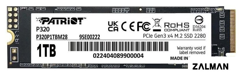 SSD Patriot P320 1TB P320P1TBM28
