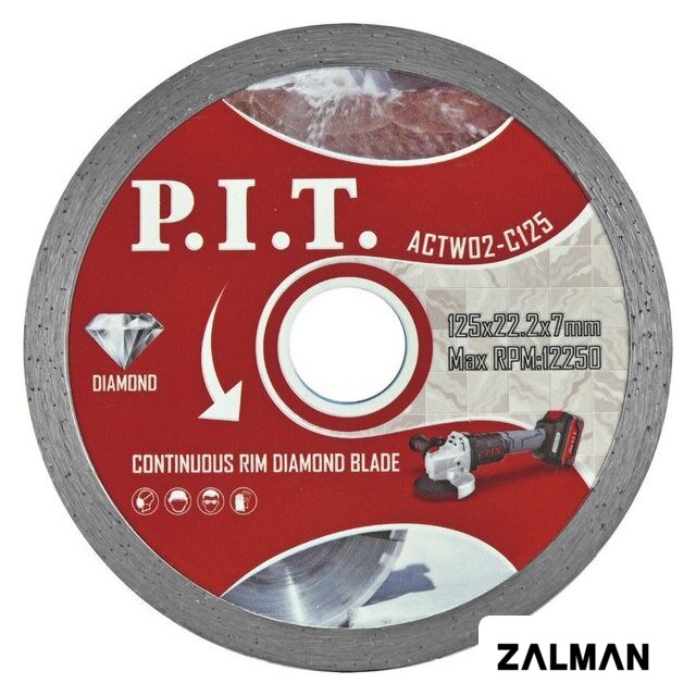 Отрезной диск P.I.T. ACTW02-C125