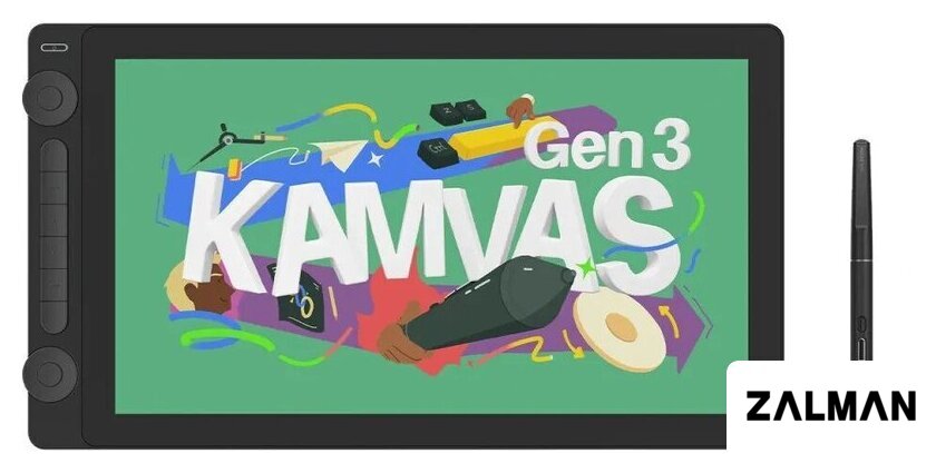 Графический монитор Huion Kamvas 16 Gen 3 GS1563 (черный)
